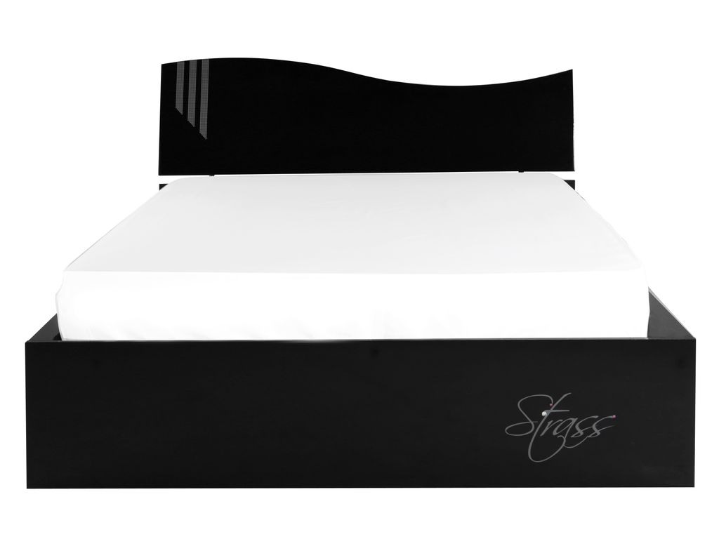Lits - Lit 140x190 cm STRASS 38 12CI0314 Noir