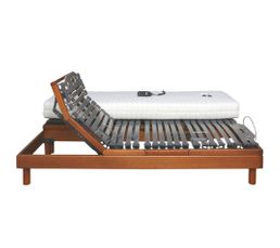Literies Relaxation - Sommier Merisier 90 x 200 cm SIMMONS DETENTE