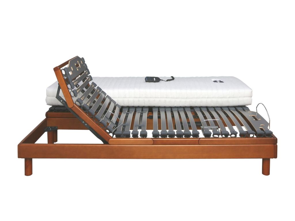 Literies Relaxation - Sommier Merisier 90 x 200 cm SIMMONS DETENTE