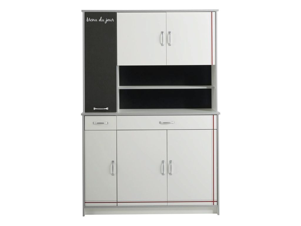 buffet de cuisine rouge but