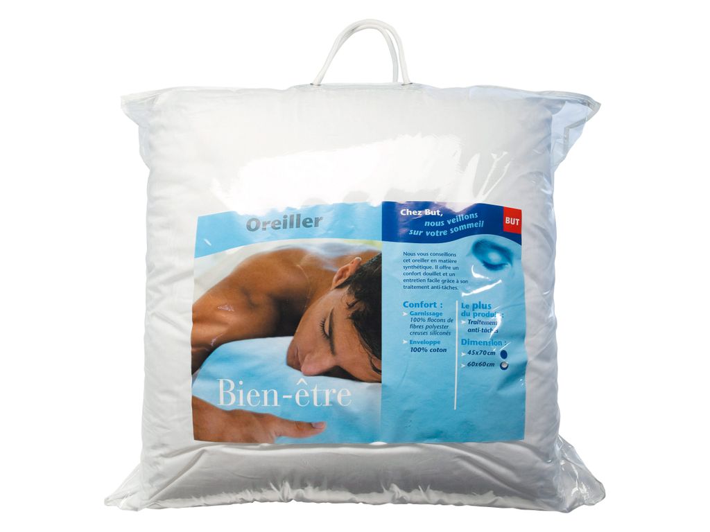 Oreiller 60 x 60 cm DREAMEA ANTI-TACHES