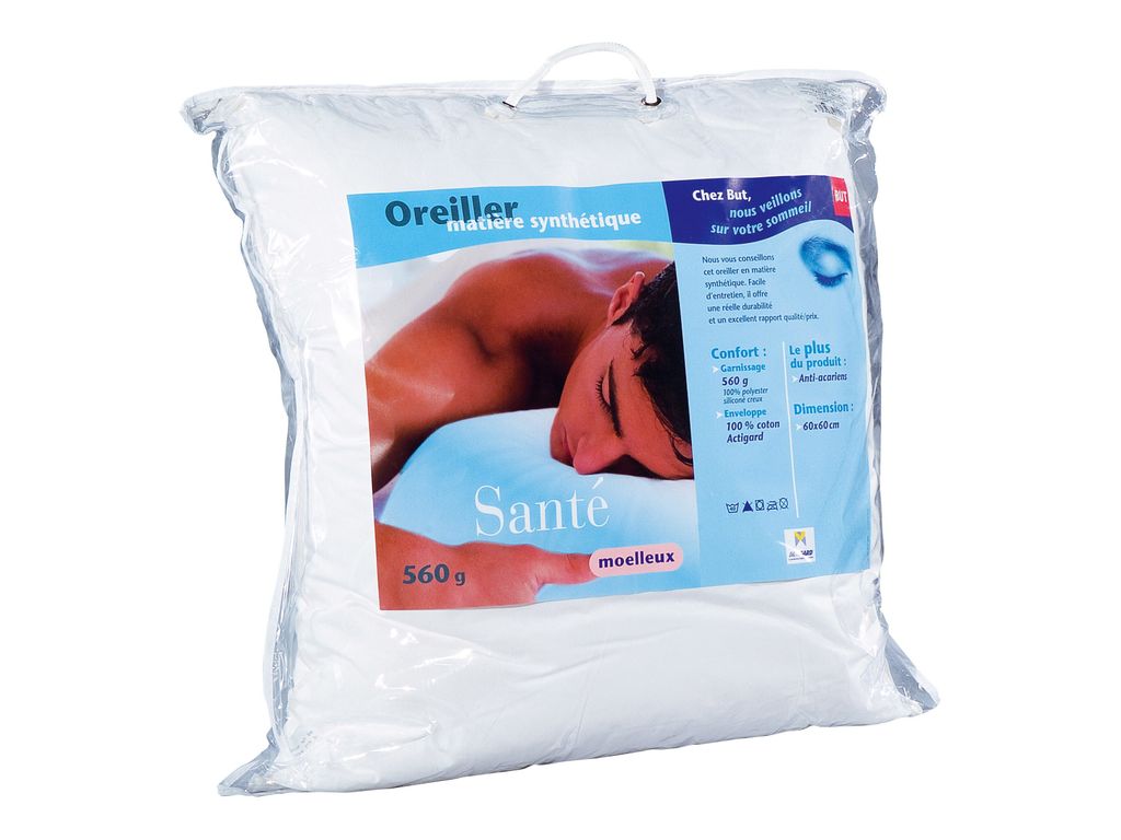 Oreiller 60 x 60 cm DREAMEA BIEN-ETRE