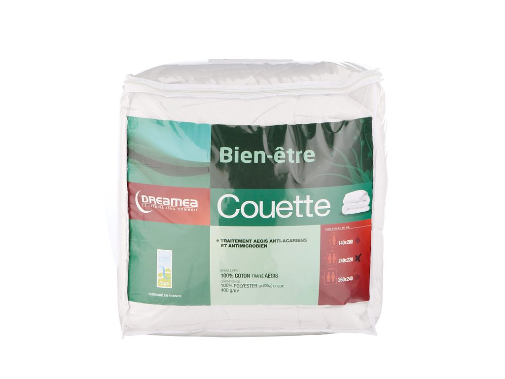 Couettes Et Oreillers - Couette 220 x 240 cm DREAMEA BIEN-ETRE