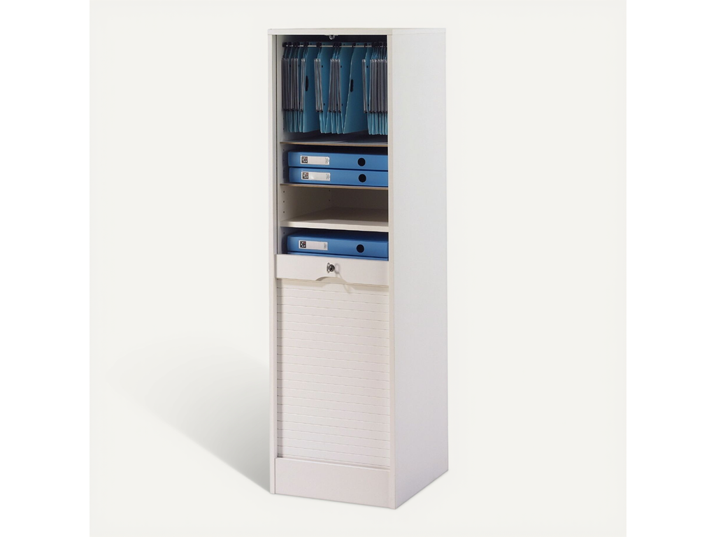 Classeur 140 cm MATHA blanc
