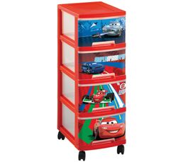 Boites De Rangement - Tour 4 tiroirs CARS 2