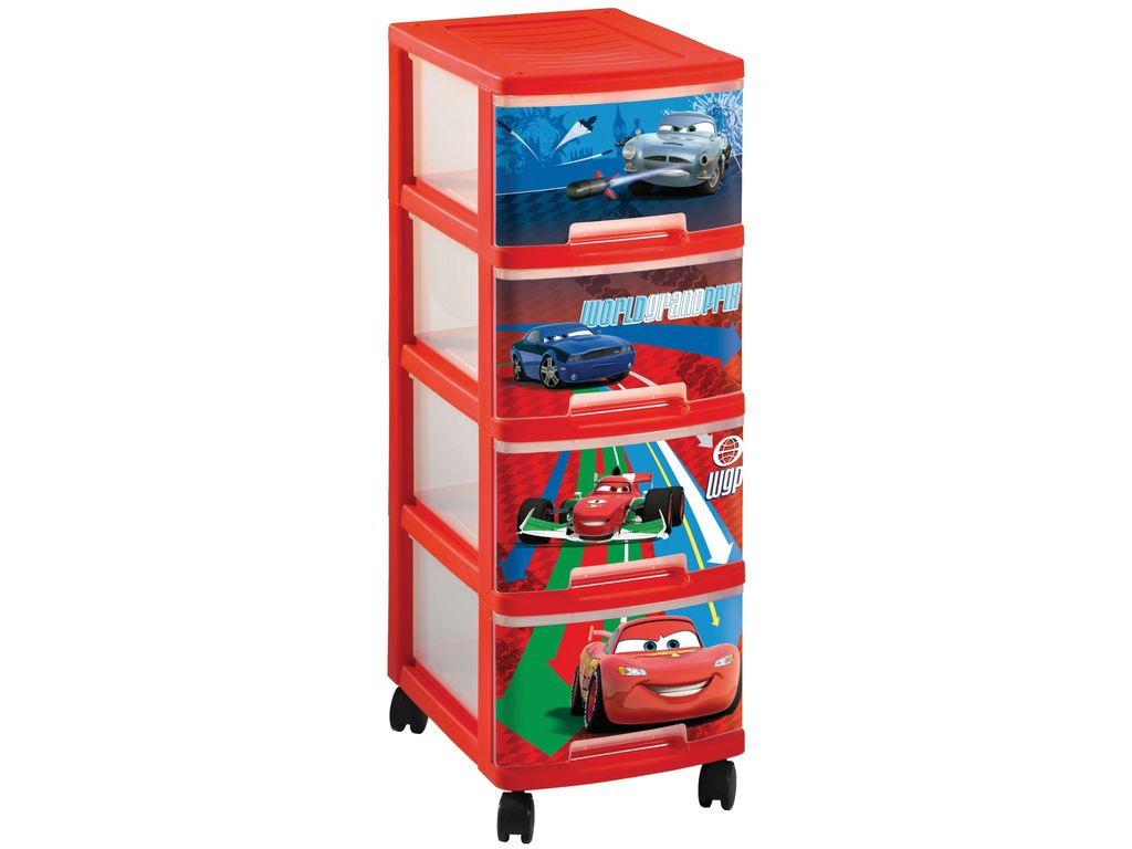 Boites De Rangement - Tour 4 tiroirs CARS 2