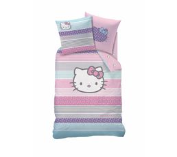 Linge De Lit - HC 140x200 + 1 TO 63x63 cm HELLO KITTY AMAYA imprim�
