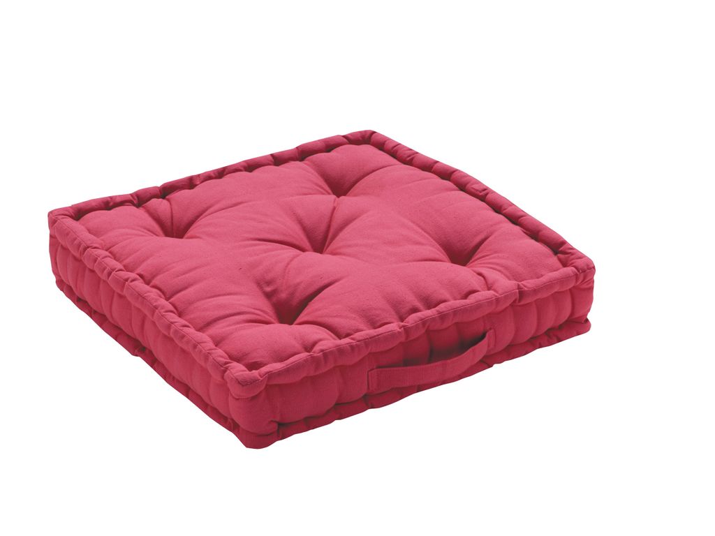 Coussins De Sol - Coussin de sol 40 x 40 cm RAINBOW Fuchsia