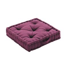 Coussins De Sol - Coussin de sol 40 x 40 cm RAINBOW Prune