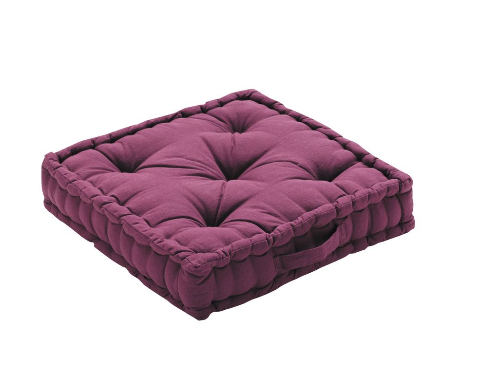 Coussins De Sol - Coussin de sol 40 x 40 cm RAINBOW Prune