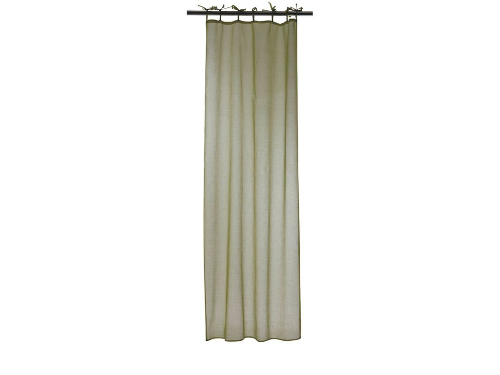 Rideaux - Voilage � nouettes RAINBOW Anis 110 x 240 cm