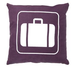 Coussins - Coussin 45x45 cm PICTO Prune