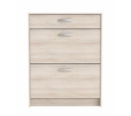 Meubles � Chaussures - Meuble � chaussures 2 abat. BOREA Acacia