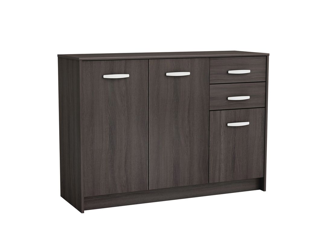 commode 3 portes 2 tiroirs