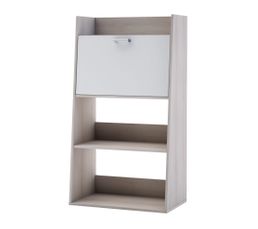 Bureaux - Bureau secr�taire ARTHUR acacia/blanc
