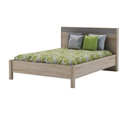 Lits - Lit 140x190 cm Maya ch�ne griff�