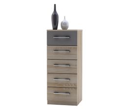 Commodes et Chiffonniers - Chiffonnier 5 tiroirs Maya ch�ne griff�