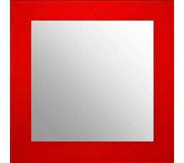 Miroirs - Miroir 37X37 GRAPHIC Rouge