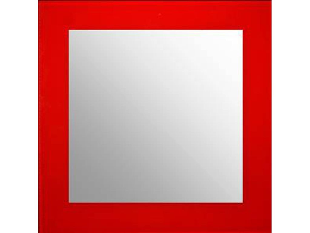 Miroirs - Miroir 37X37 GRAPHIC Rouge
