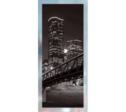 Image encadrée 20 x 50 cm WORLD CITY Modèle D