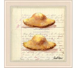 Image encadrée 30X30 CESSOU MADELEINES Ivoire