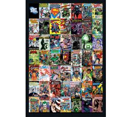 Photographies - Image encadrée 61X91 COMICS MONTAGE Noir