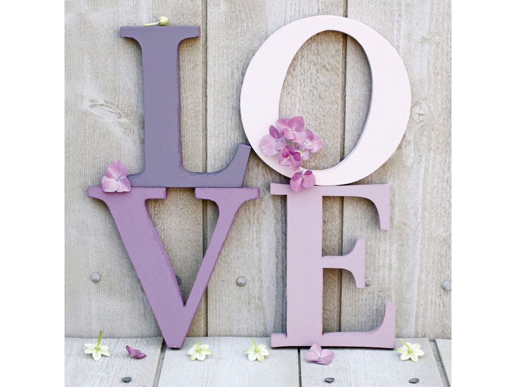 Photographies - Toile 60X60 ROMANTIQUE Violet/Blanc