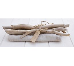 Photographies - Toile 23X60 BOIS D'ECUME Blanc/Beige
