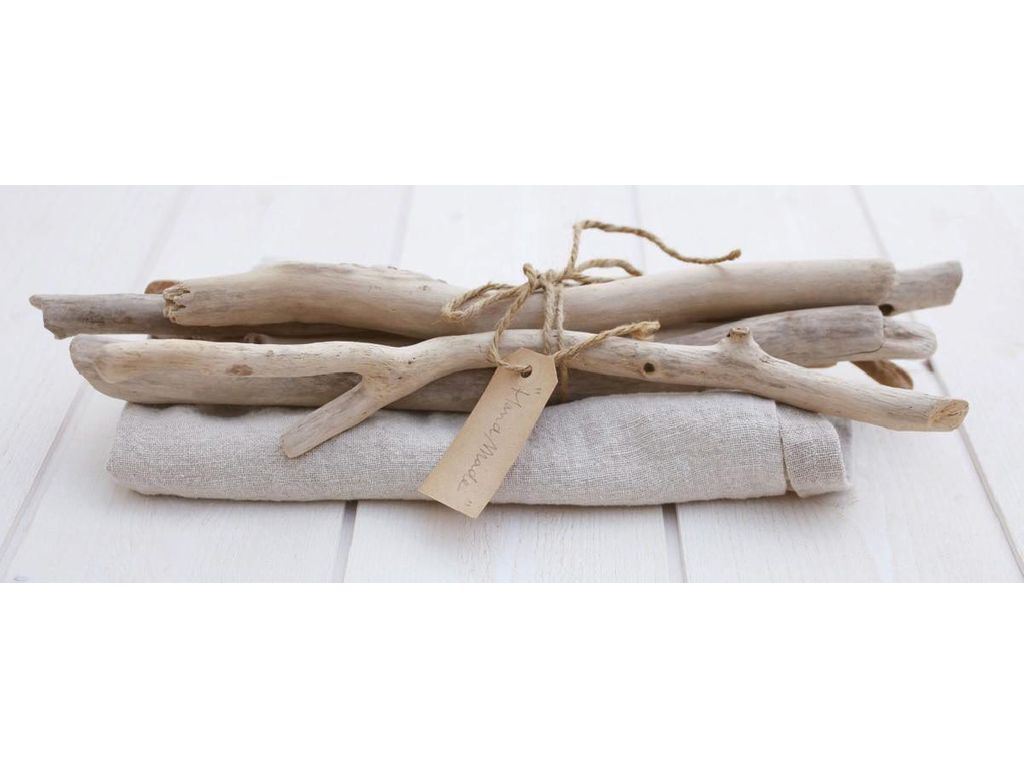 Photographies - Toile 23X60 BOIS D'ECUME Blanc/Beige