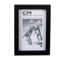 4 Cadres Photo 10x15 Cm Noir En Bois - Parfaits Pour Salon, Chambre Ou Bureau | Décoration Murale Élégante
