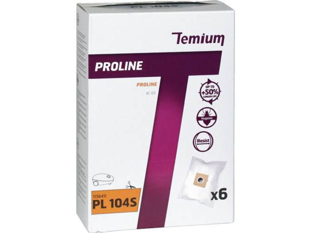 Accessoires Entretien Des Sols - Sac aspirateur TEMIUM PL104S x 6