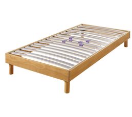 Sommiers - Sommier 90 x 190 cm QUITUS PIN NATUREL