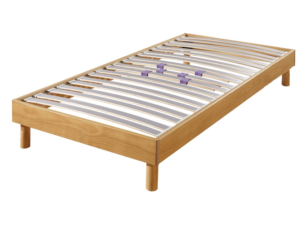 Sommier 90 x 190 cm QUITUS PIN NATUREL
