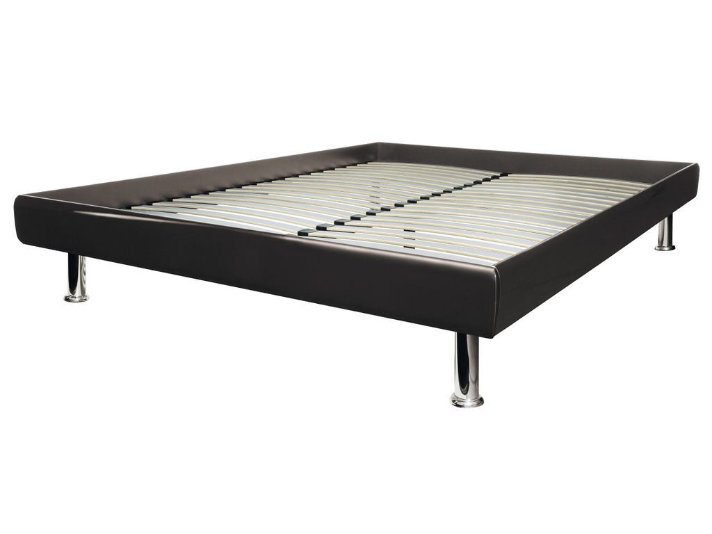 Sommiers - Sommier laqu� noir 160x200 cm QUITUS