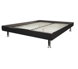 Sommiers - Sommier laqué noir 140x190 cm QUITUS