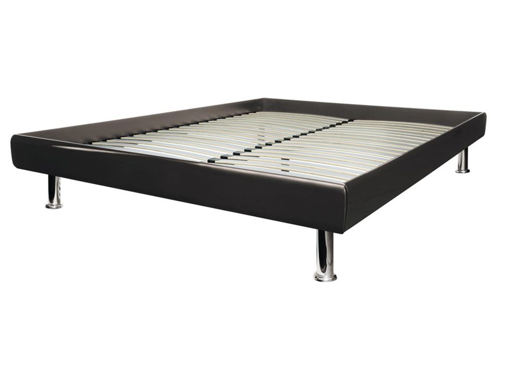 Sommiers - Sommier laqu� noir 140x190 cm QUITUS