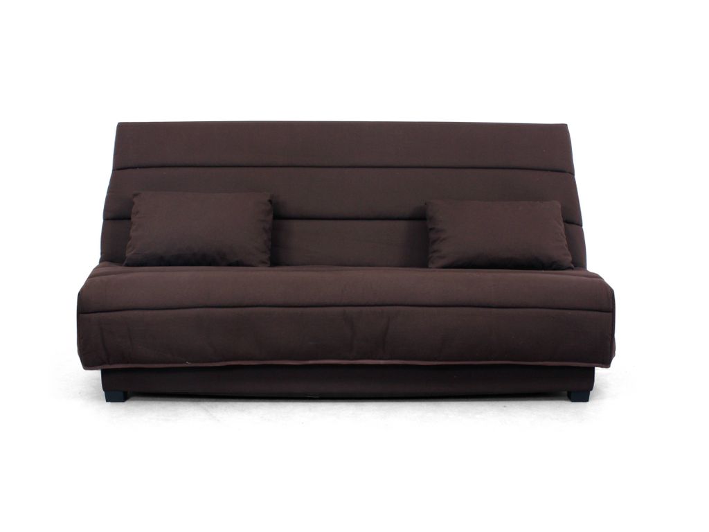 Housses - Housse clic-clac 140 cm Tissu Chocolat