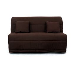Housse BZ 140 cm Tissu Chocolat