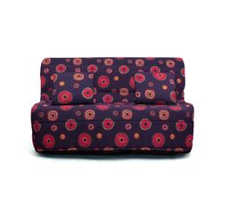 Housse BZ 140 cm Tissu Artifice Prune