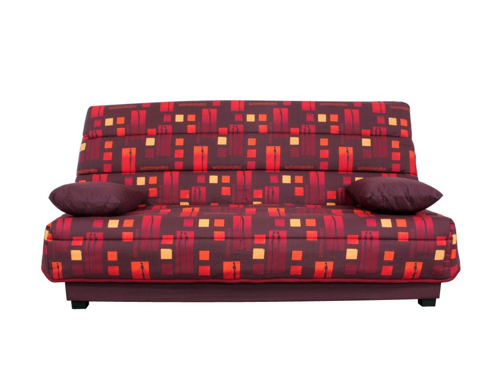 Housses - Housse clic-clac 130 cm Tissu F�tiche/uni F�tiche