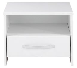 Chevets - Chevet 1 tiroir EVO 3478 Blanc