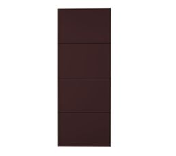 Rangements Composables - 1 porte coulissante L75 HOME 4426PC75 verre choco