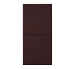 Rangements Composables - 1 porte coulissante L100 HOME 4427PC10 verre choco