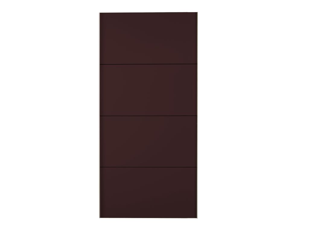 Rangements Composables - 1 porte coulissante L100 HOME 4427PC10 verre choco