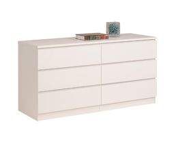 Commode 6 tirois Blanc HOME 5402C06T  Blanc