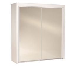 Armoires - Rangement L. 202 cm CARLA 2 4973R201 Blanc