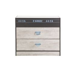 Commodes & Chiffonniers - Commode 3 tiroirs FABRIC 2311CO3T