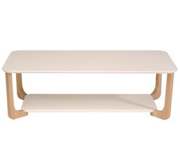 Tables Basses - Table basse rectangulaire MARINE 5826TABA IVOIRE