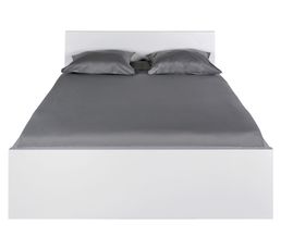 Lits - Lit 140 X 190 cm VEGA blanc