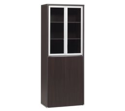 Armoire 2P pleines-2P vitrées SONG 117330